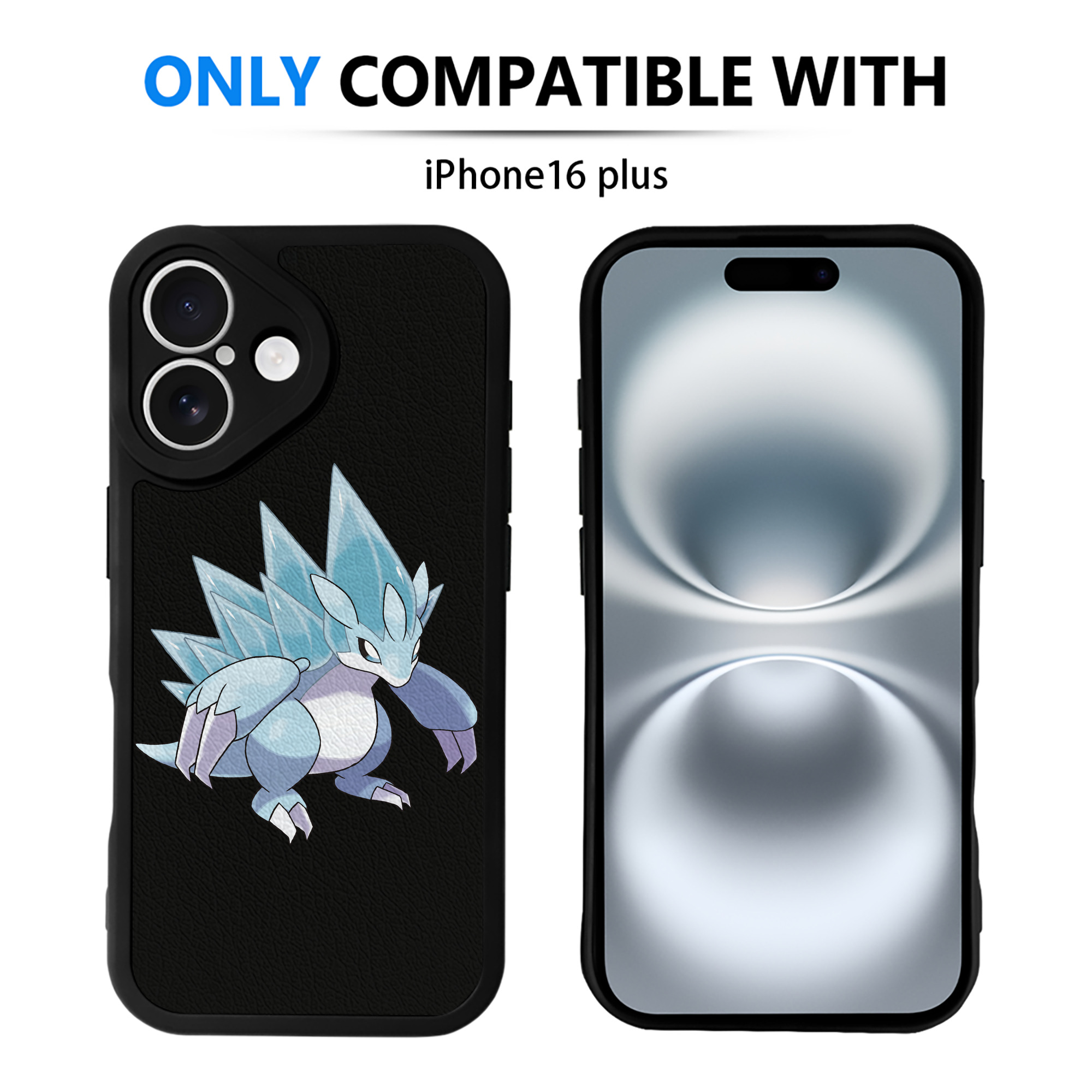 （画像用） ポケットモンスター Pokémon 【iPhone 16シリーズ対応】シリコンスマホケース（レザー調） 材質：シリコン